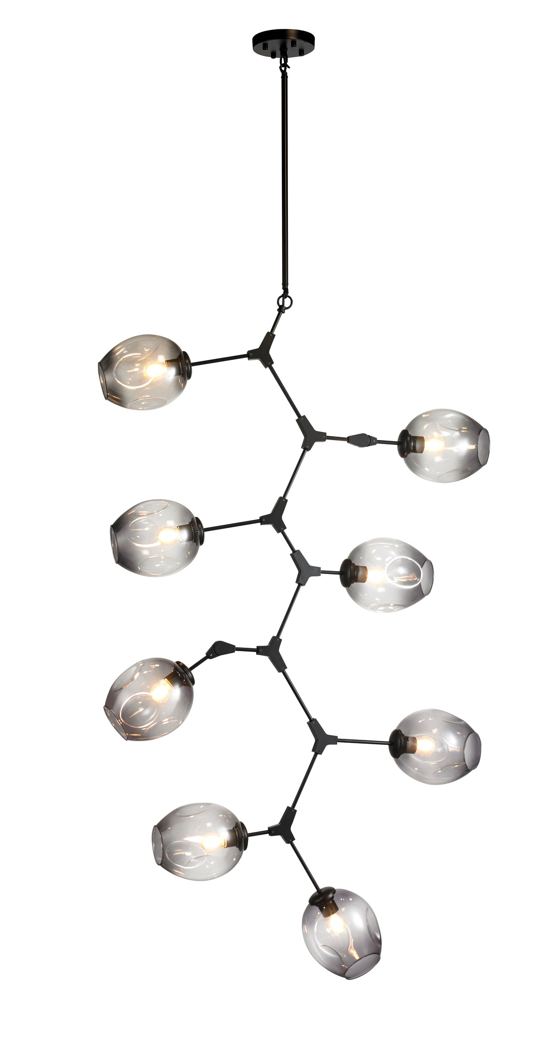 8 Bubble Vertical Chandelier