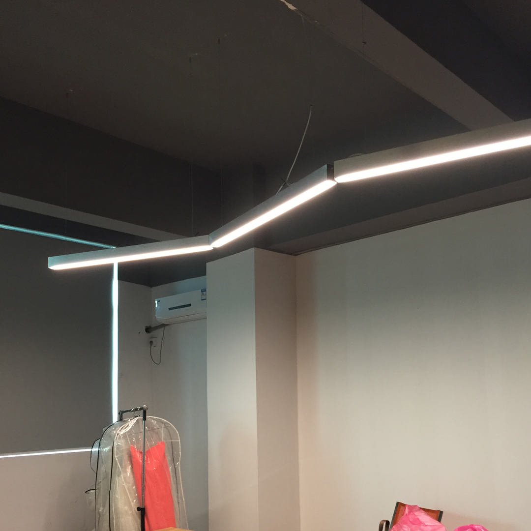 LED Suspended Strip Office Pendant Light 1200mm The Light Boutique