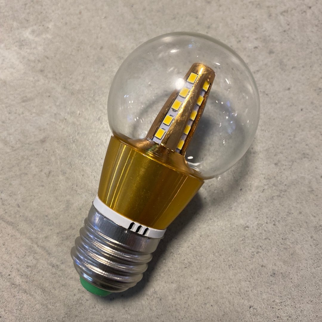 LED 5W globe E27 Warm White The Light Boutique